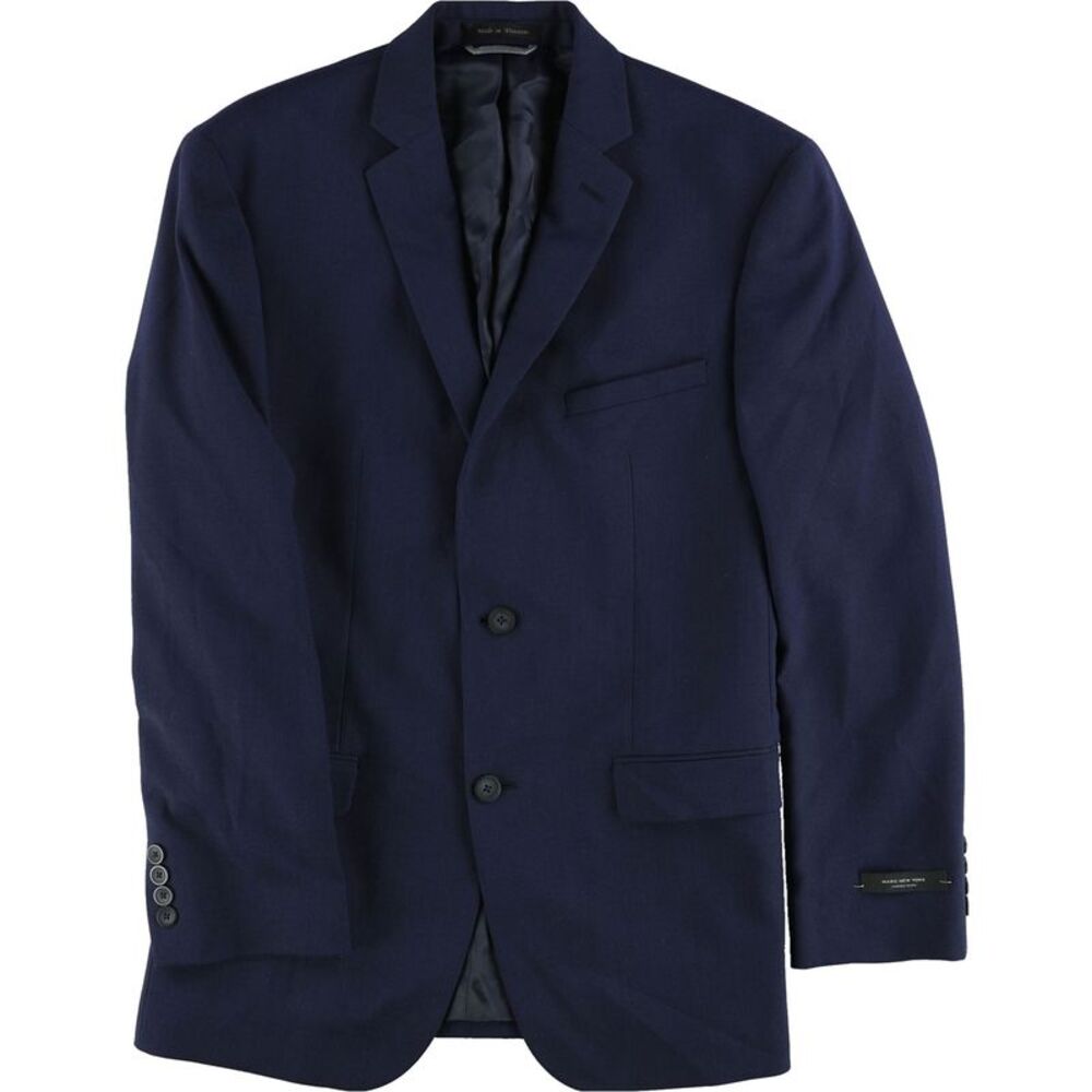 Andrew Marc Mens Plaid Two Button Blazer Jacket, NWT